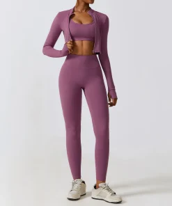 Conjunto Yoga Fitness 3 Piezas Mujer