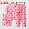 Conjunto de pijama verano chica 3PCS