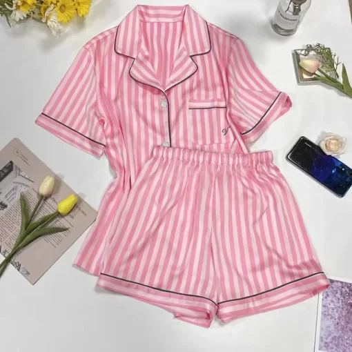 Conjunto de pijamas para mujeres de talla grande