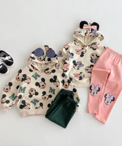 Conjunto de ropa de otoño para niñas y niños de 6m-6a