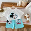 Conjunto de ropa deportiva de dibujos animados Mickey Mouse