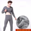 Conjunto de ropa interior térmica de invierno para hombre