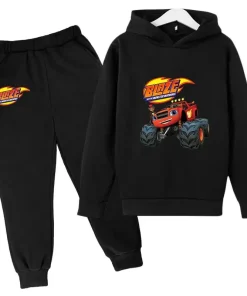 Conjunto de sudaderas para niños y niñas, ropa de Blaze y las Monster Machines