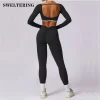 Conjunto deportivo de yoga de 2 piezas para mujer