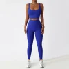 Conjunto deportivo de yoga sin costuras 2PCS