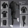 Conjunto deportivo para hombre, secado rápido, otoño, entrenamiento