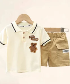 Conjunto ropa niño bebé manga corta+pantalón