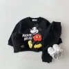 Conjuntos de Disney con capucha para bebés unisex, 2 piezas