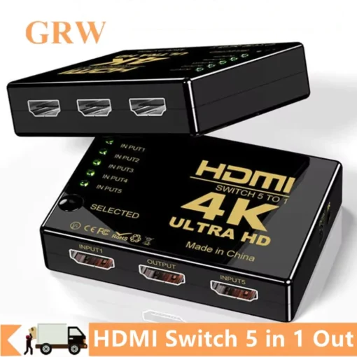 Conmutador HDMI 5 en 1