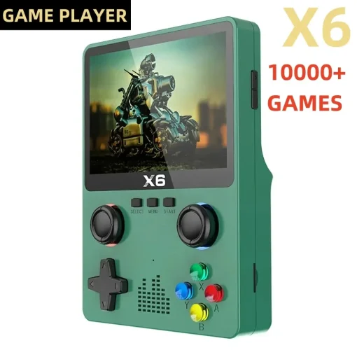 Consola de videojuegos portátil X6 3.5in