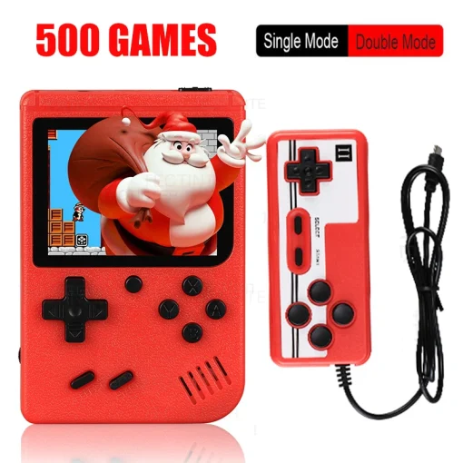 Consola portátil retro videojuego 8 bits 500 juegos