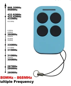 Control Remoto Multifrecuencia para Puertas