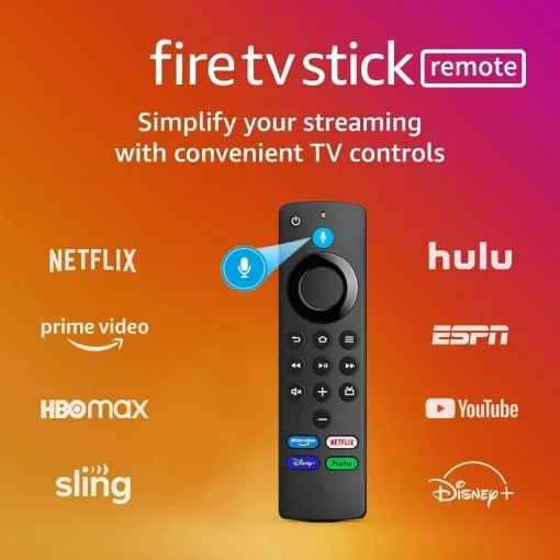 Control remoto de voz Bluetooth de repuesto para Fire TV Stick