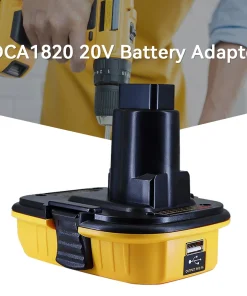 Conversor USB adaptable DCA1820 para herramienta Dewalt 18V