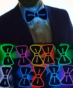 Corbata luminosa LED EL para hombre