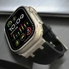 Correa de silicona color titanio para Apple Watch