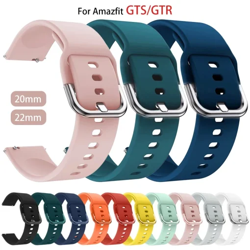 Correa de silicona para Amazfit GTS22e34