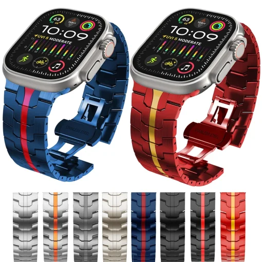 Correa metálica para reloj Apple Watch Iron Man