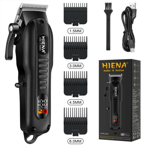 Cortadora de pelo HIENA eléctrica 1200mAh