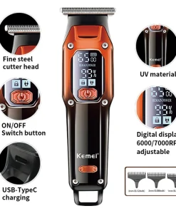 Cortapelos eléctrico Kemei KM-658