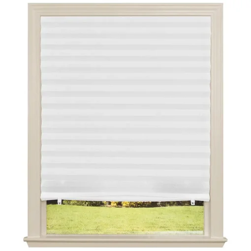 Cortinas plisadas simples para ventanas