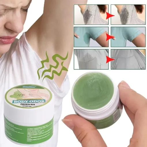 Crema Elimina Olor Corporal Mal Olor Suda Axilas Refrescante