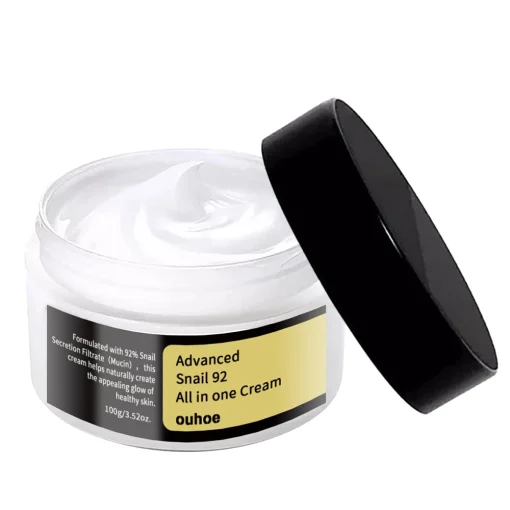 Crema hidratante facial de caracol hialurónica