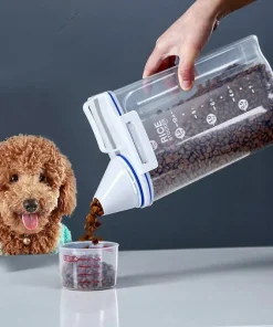 Cubo de Almacenamiento de Comida para PerrosGatos