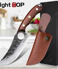 Cuchillo de cocina forjado artesanal