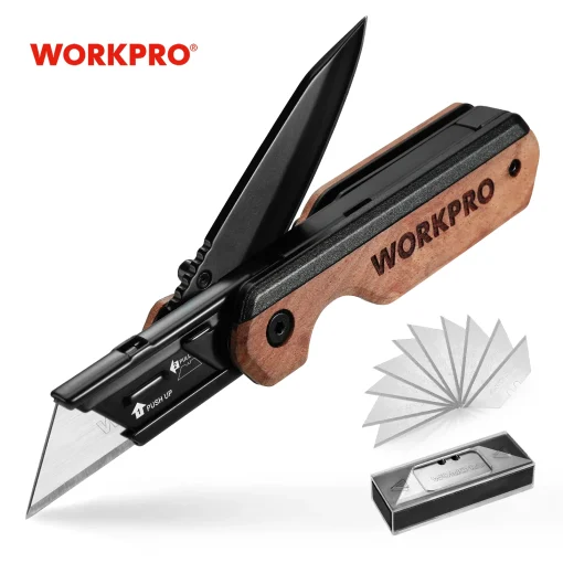 Cuchillo plegable multifunción WORKPRO