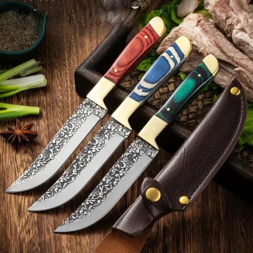 Cuchillo portátil 1PC - Para cortar carne y fruta