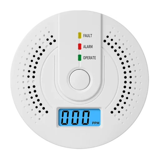 Detector de CO Independiente con Alarma Alta Sensibilidad