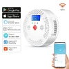 Detector de CO inteligente Tuya con Wi-Fi, 85 dB