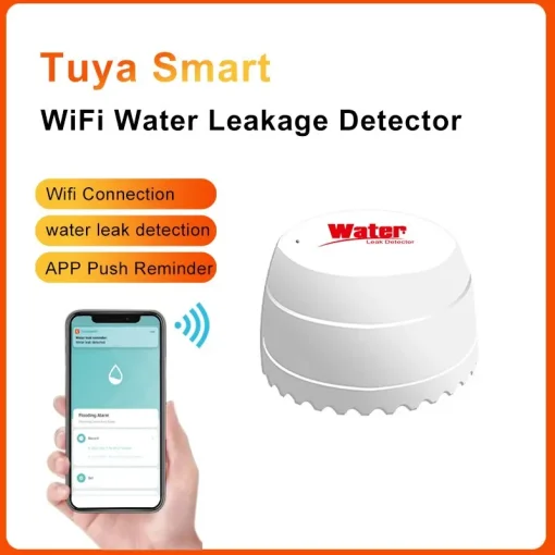 Detector de fugas de agua WiFi Tuya Flood APP Smart