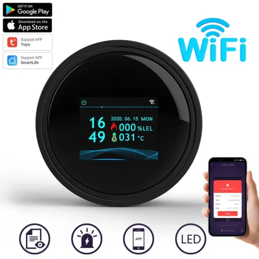 Detector de fugas de gas WiFi