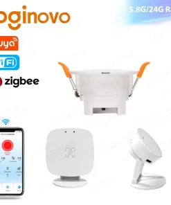 Detector de movimento ZigBee + WiFi + mmWave + radar IA