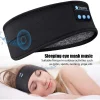 Diadema elástica para dormir con auriculares inalámbricos Bluetooth para deportes