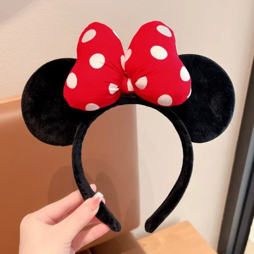 Diademas con orejas de Minnie Mouse para niñas