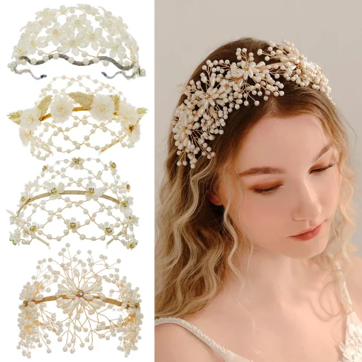 Diademas corona de cristal hechas a mano para mujer