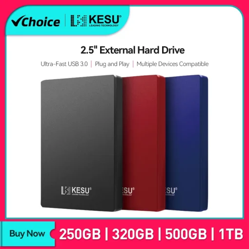 Disco duro externo portátil HDD KESU 2,5