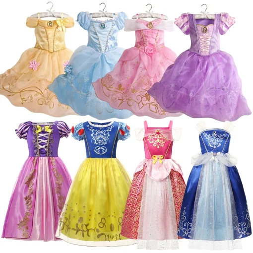 Disfraz de princesa para niñas, fiesta infantil