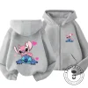 Disney Stitch Kawaii Ropa infantil estampada