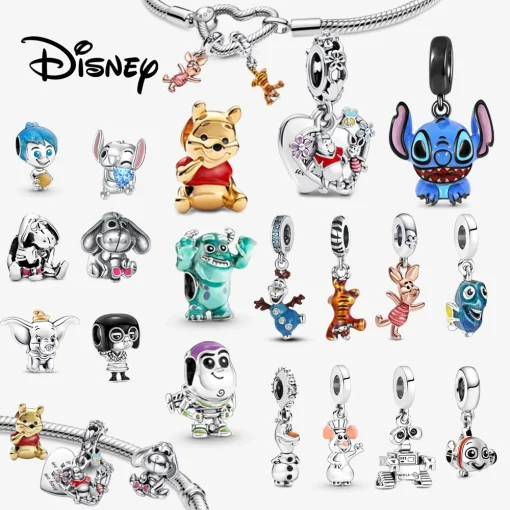 Disney Stitch Minnie Mickey Charm Pandora 925