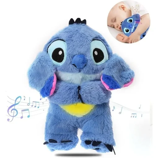 Disney Stitch Peluche para Acostarse con Respiración