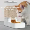 Dispensador de agua y comida para perros y gatos