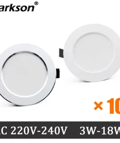 Downlight LED 10 unds Plateado Casa