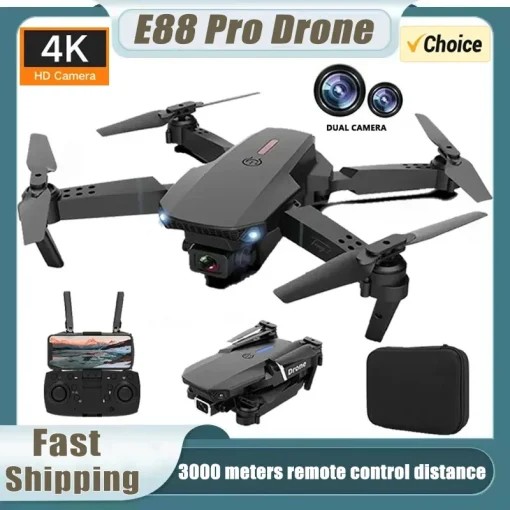 Dron RC E88 Pro 4K profesional