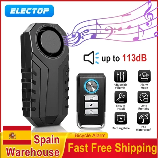 ELECTOP alarma inalámbrica 110dB