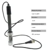 Electrodo sensor pH tipo pluma con conector BNC