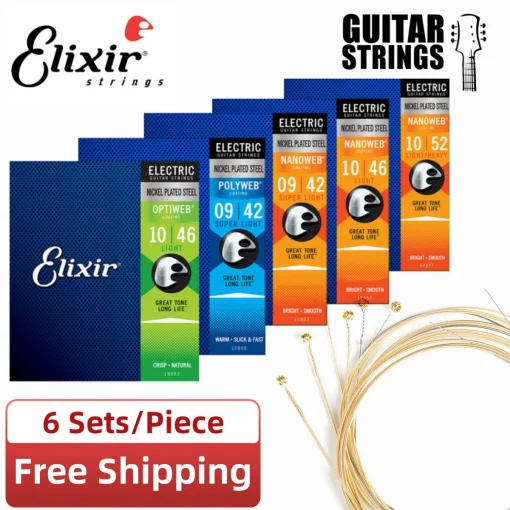 Elixir Guitarra Eléctrica Acústica Cuerdas